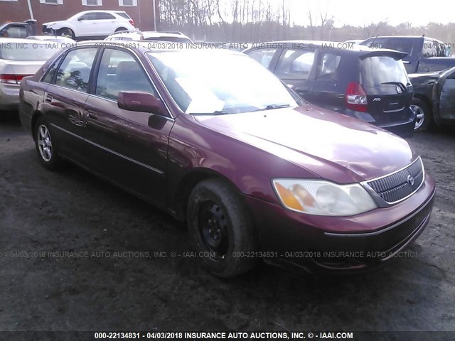 4T1BF28B62U228472 - 2002 TOYOTA AVALON XL/XLS RED photo 1