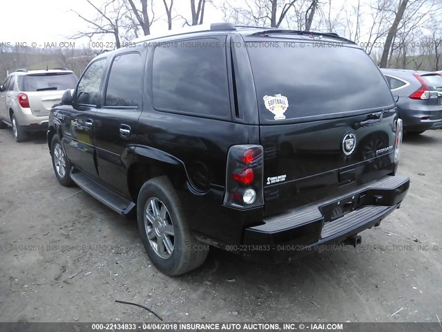 1GYEK63N43R297584 - 2003 CADILLAC ESCALADE LUXURY შავი ფოტო 3