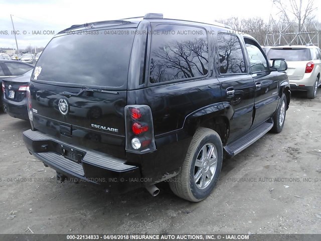 1GYEK63N43R297584 - 2003 CADILLAC ESCALADE LUXURY შავი ფოტო 4