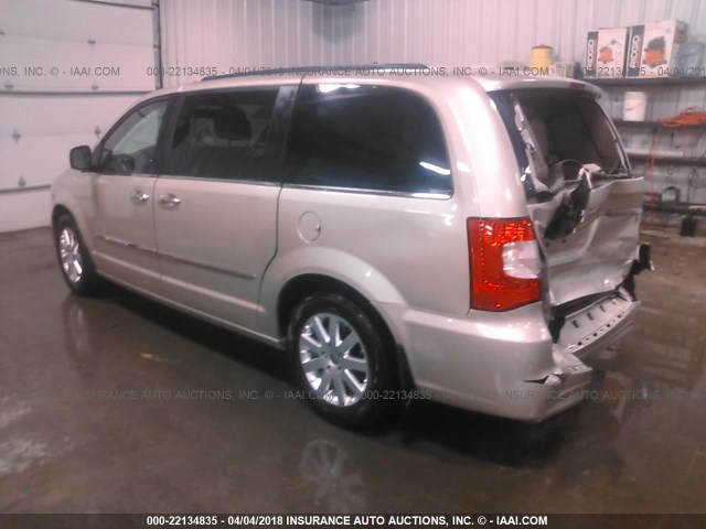 2C4RC1BG5ER467412 - 2014 CHRYSLER TOWN & COUNTRY TOURING GOLD photo 3