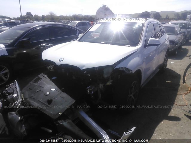 WBXHU7C39J5H40405 - 2018 BMW X1 SDRIVE28I Blanc photo 2