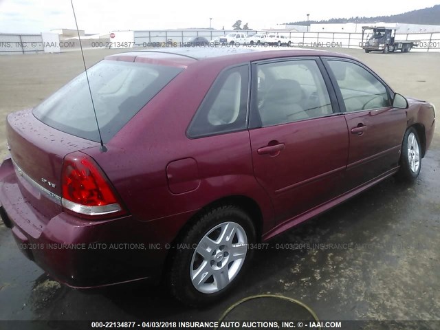 1G1ZT68N27F199845 - 2007 CHEVROLET MALIBU MAXX LT RED photo 4