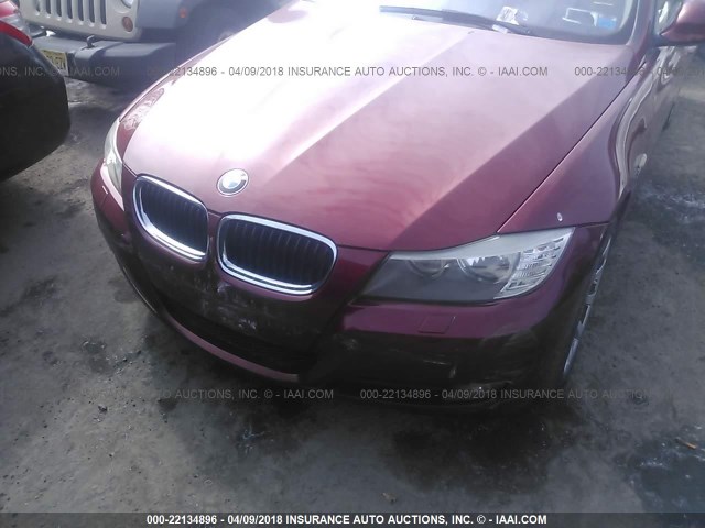 WBAPK5C55BF122346 - 2011 BMW 328 XI SULEV RED photo 6