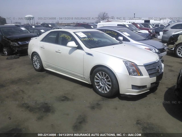1G6DG5EG8A0100934 - 2010 CADILLAC CTS LUXURY COLLECTION WHITE photo 1