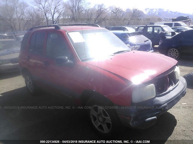 2CNBJ13C636952395 - 2003 CHEVROLET TRACKER RED photo 1