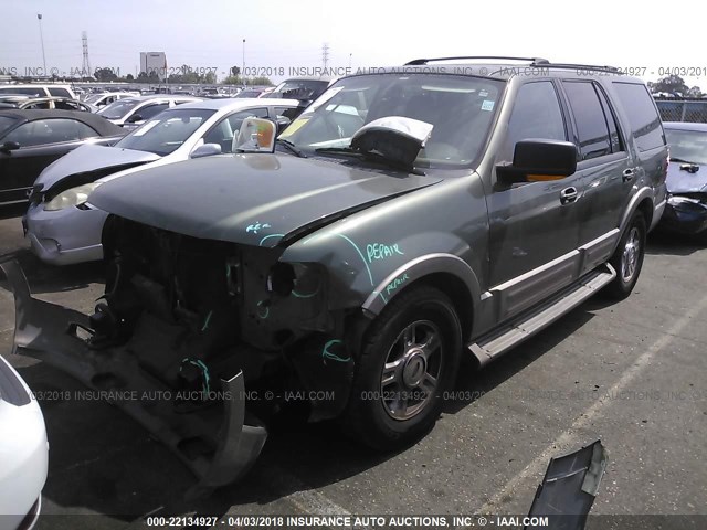 1FMFU18LX4LA28312 - 2004 FORD EXPEDITION EDDIE BAUER GREEN photo 2