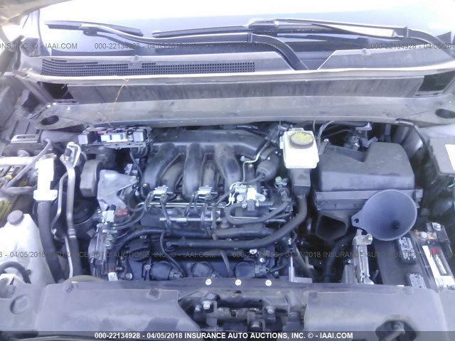 5N1AR2MN6EC729147 - 2014 NISSAN PATHFINDER S/SV/SL/PLATINUM 灰色 照片 10