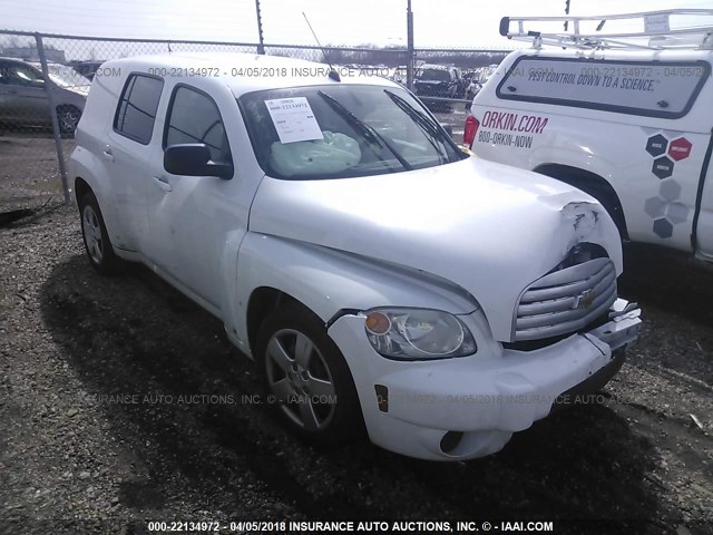 3GNCA13B29S525782 - 2009 CHEVROLET HHR LS WHITE photo 1