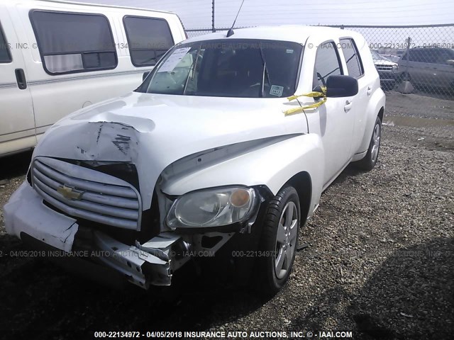 3GNCA13B29S525782 - 2009 CHEVROLET HHR LS WHITE photo 2