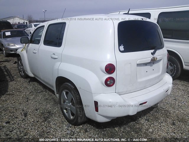3GNCA13B29S525782 - 2009 CHEVROLET HHR LS WHITE photo 3