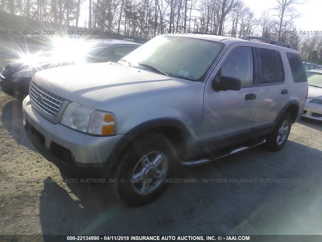 1FMZU73KX3UB62342 - 2003 FORD EXPLORER XLT/XLT SPORT/NBX SILVER photo 2