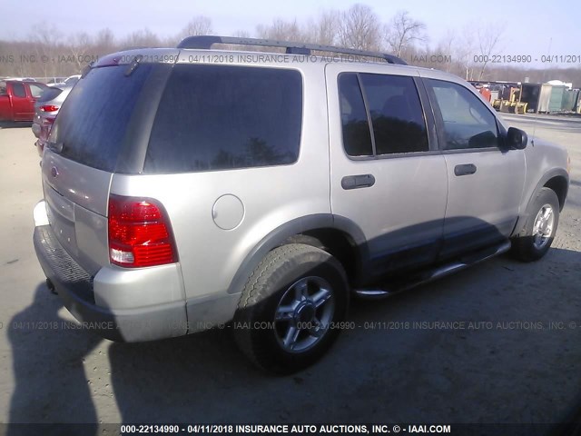 1FMZU73KX3UB62342 - 2003 FORD EXPLORER XLT/XLT SPORT/NBX SILVER photo 4