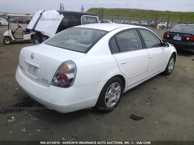 1N4AL11D02C173320 - 2002 NISSAN ALTIMA S/SL WHITE photo 4