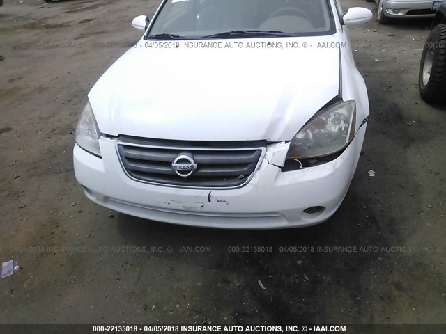 1N4AL11D02C173320 - 2002 NISSAN ALTIMA S/SL WHITE photo 6