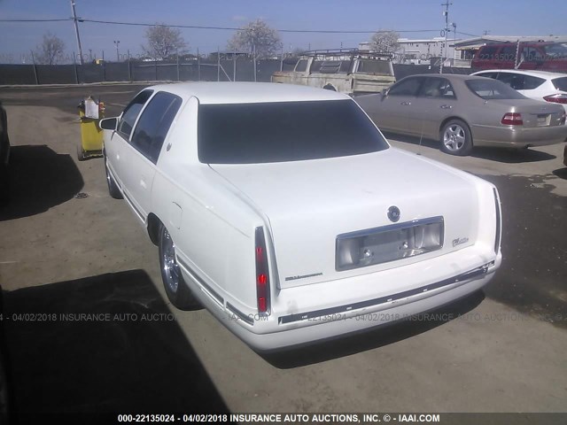 1G6KD54YXXU747508 - 1999 CADILLAC DEVILLE WHITE photo 3