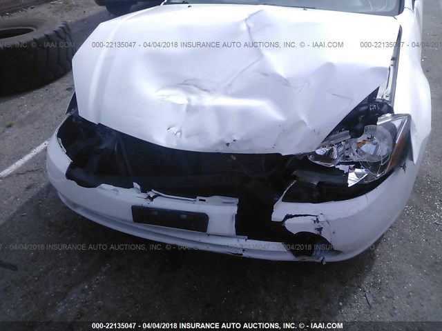 1N4AL11D24C138880 - 2004 NISSAN ALTIMA S/SL WHITE photo 6