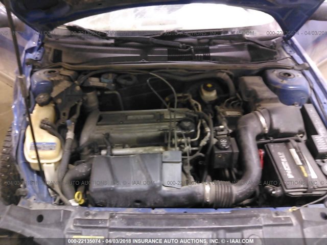 1G1JF52F057106716 - 2005 CHEVROLET CAVALIER LS BLUE photo 10