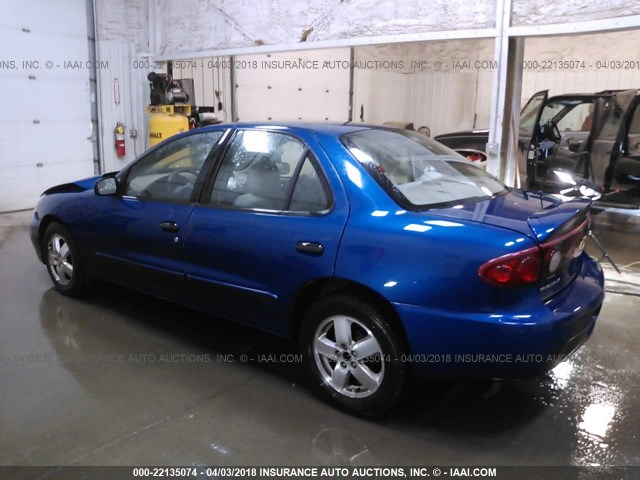 1G1JF52F057106716 - 2005 CHEVROLET CAVALIER LS BLUE photo 3