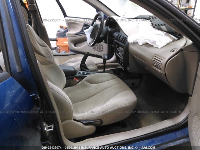 1G1JF52F057106716 - 2005 CHEVROLET CAVALIER LS 蓝色 照片 5