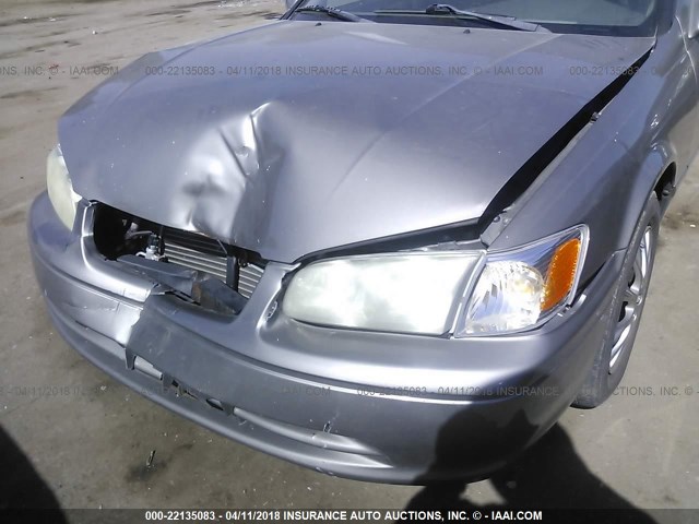 4T1BG22K81U099154 - 2001 TOYOTA CAMRY CE/LE/XLE GRAY photo 6