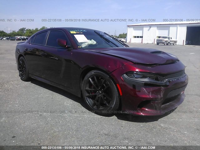 2C3CDXGJ4JH256409 - 2018 DODGE CHARGER R/T 392 RED photo 1