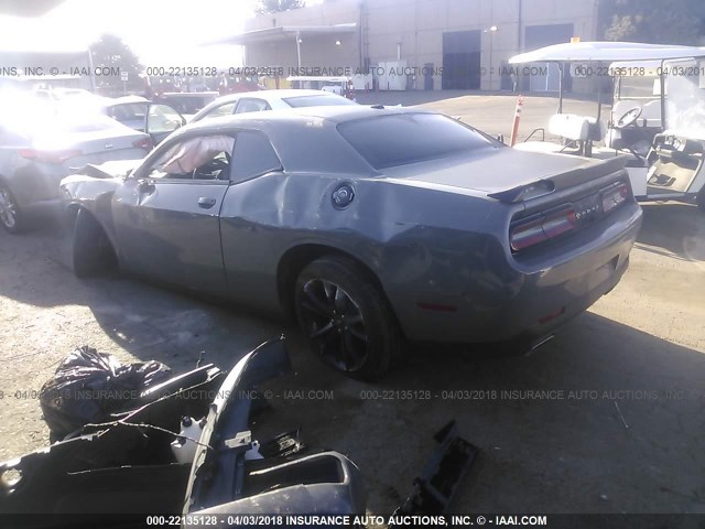 2C3CDZAGXJH149860 - 2018 DODGE CHALLENGER SXT GRAY photo 3