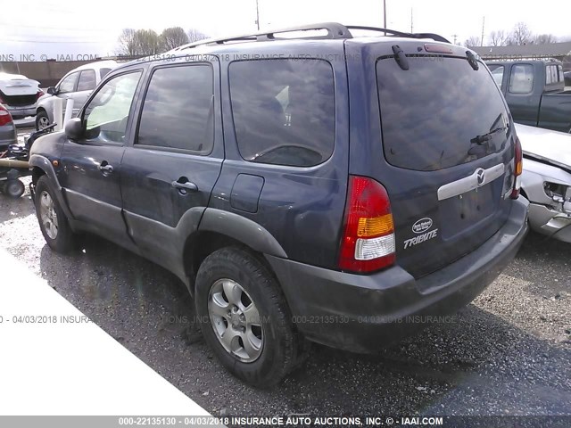 4F2CZ06103KM40747 - 2003 MAZDA TRIBUTE ES 深蓝色 照片 3