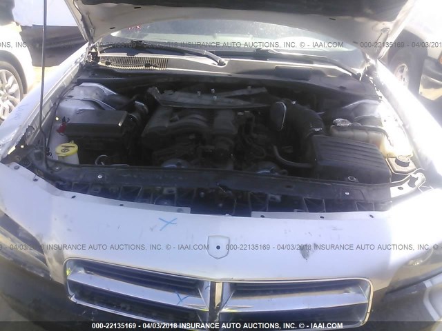 2B3CA3CV0AH107714 - 2010 DODGE CHARGER SXT SILVER photo 10