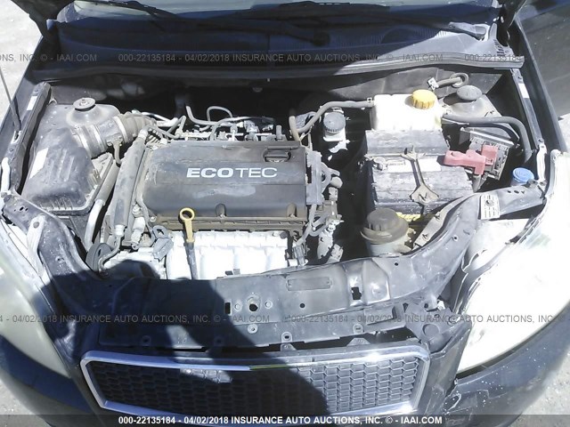 KL1TD66E99B632219 - 2009 CHEVROLET AVEO LS/LT 黑色 照片 10