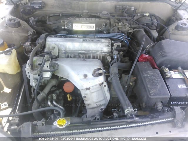 4T1BG12K8TU722267 - 1996 TOYOTA CAMRY DX/LE/XLE შამპანური ფოტო 10