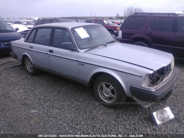 YV1AX8846H1269125 - 1987 VOLVO 244 DL/GL SILVER photo 1