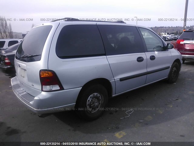 2FMZA51432BB59224 - 2002 FORD WINDSTAR LX GRAY photo 4