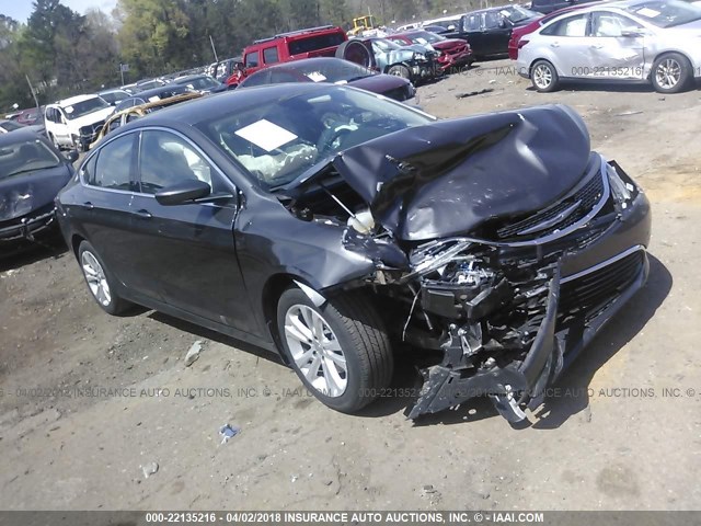 1C3CCCAB4HN510392 - 2017 CHRYSLER 200 LIMITED GRAY photo 1