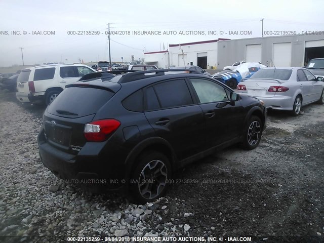 JF2GPADC9G8268207 - 2016 SUBARU CROSSTREK PREMIUM GRAY photo 4