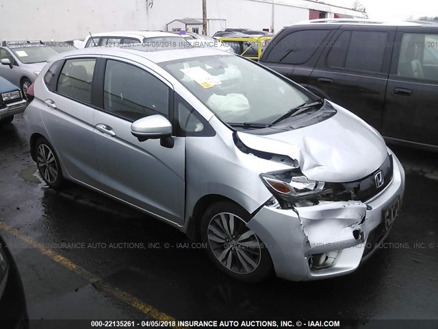 JHMGK5H79GX038415 - 2016 HONDA FIT EX/EXL SILVER photo 1