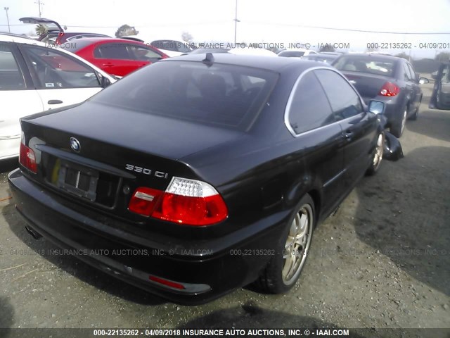 WBABD53444PL13443 - 2004 BMW 330 CI BLACK photo 4