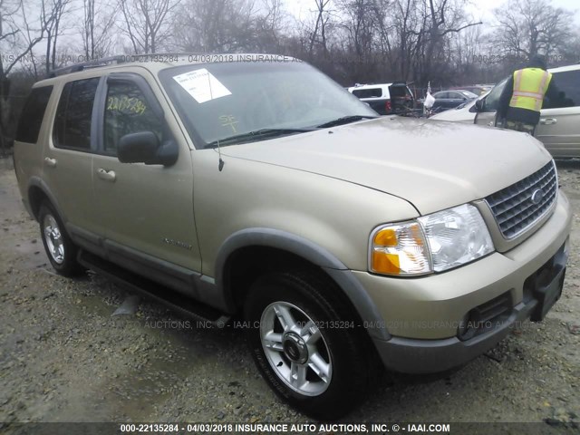 1FMZU73E32UB68914 - 2002 FORD EXPLORER XLT TAN photo 1