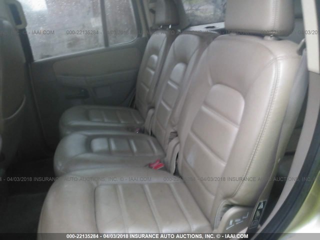 1FMZU73E32UB68914 - 2002 FORD EXPLORER XLT TAN photo 8