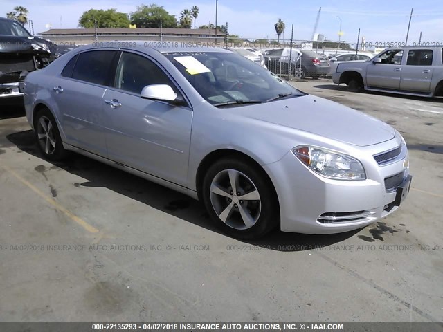 1G1ZC5E00CF392329 - 2012 CHEVROLET MALIBU 1LT SILVER photo 1