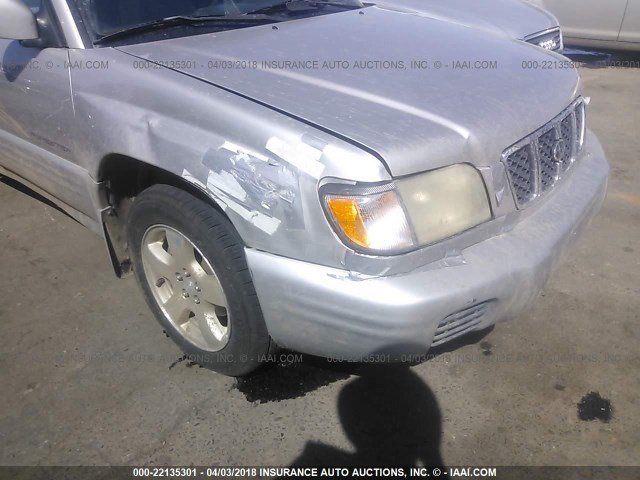 JF1SF65661H723903 - 2001 SUBARU FORESTER S Gümüş foto 6