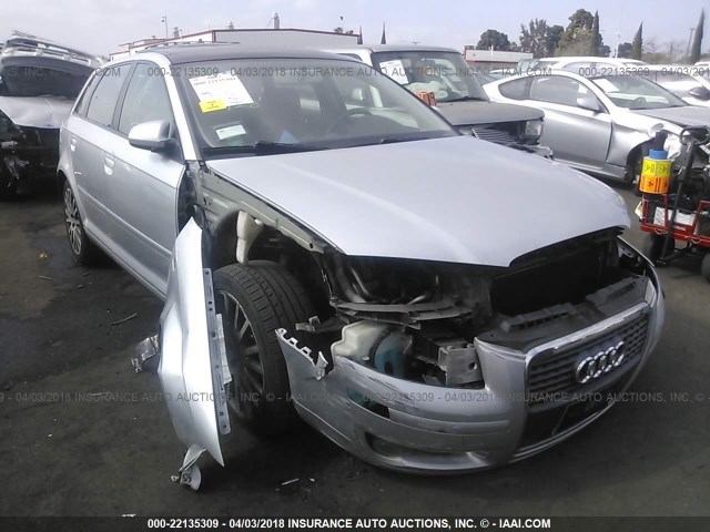 WAUNF78P58A080459 - 2008 AUDI A3 2.0 PREMIUM SILVER photo 1