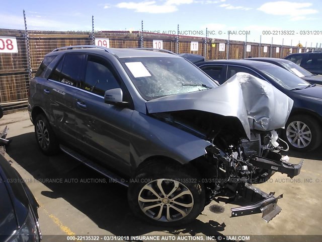 4JGDA5HB6GA656575 - 2016 MERCEDES-BENZ GLE 350 4MATIC GRAY photo 1