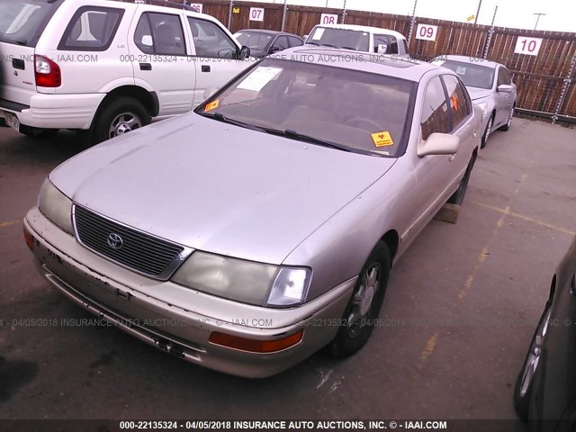 4T1GB11E2SU053735 - 1995 TOYOTA AVALON XLS TAN photo 2