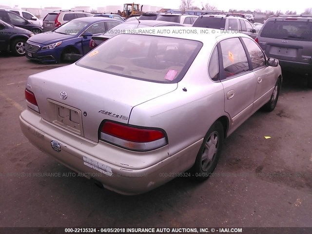 4T1GB11E2SU053735 - 1995 TOYOTA AVALON XLS TAN photo 4