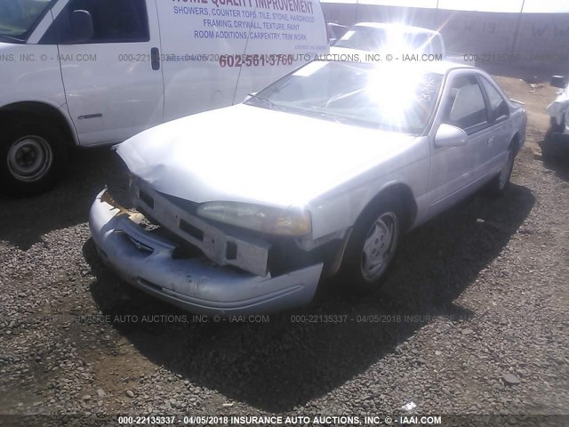 1FALP62W8VH105171 - 1997 FORD THUNDERBIRD LX SILVER photo 2