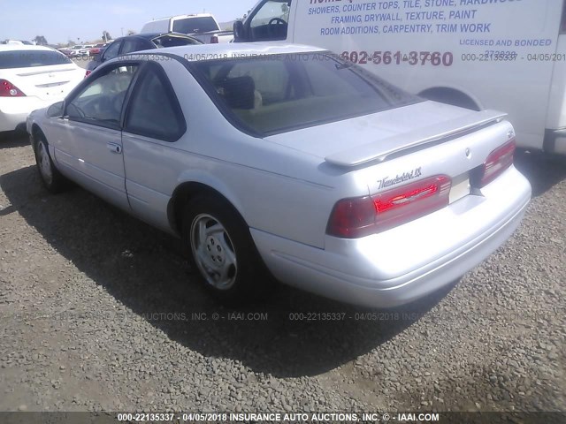 1FALP62W8VH105171 - 1997 FORD THUNDERBIRD LX SILVER photo 3