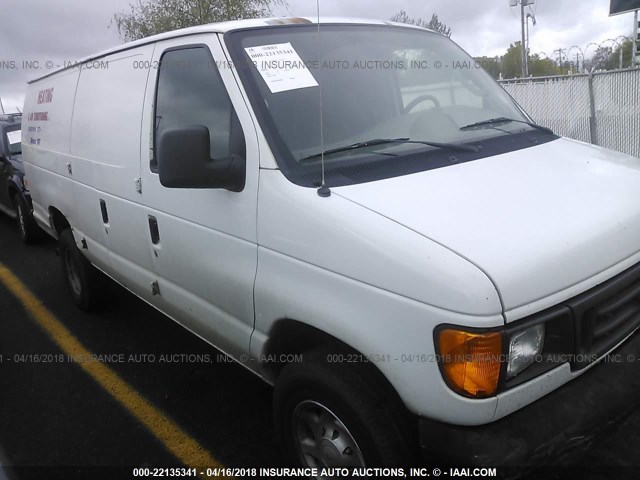 1FTSS34L94HA04323 - 2004 FORD ECONOLINE E350 SUPER DUTY VAN WHITE photo 1