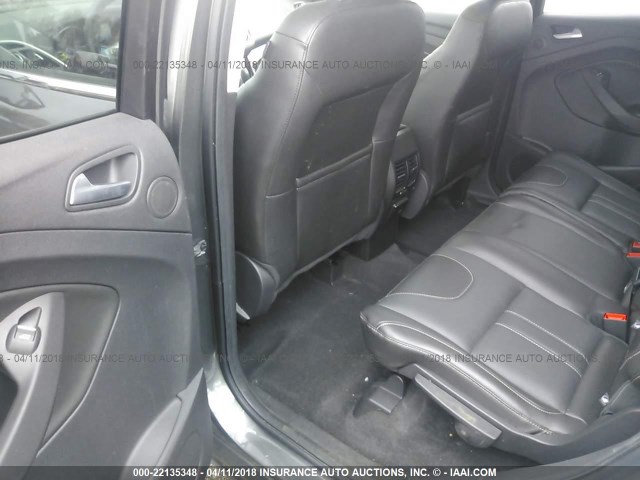 1FMCU9J95DUD39981 - 2013 FORD ESCAPE TITANIUM GRAY photo 8