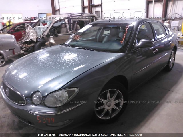 2G4WE537251230261 - 2005 BUICK LACROSSE CXS GRAY photo 2