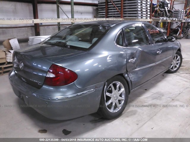 2G4WE537251230261 - 2005 BUICK LACROSSE CXS GRAY photo 4